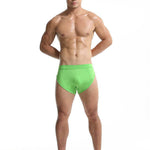 2 Pack Men's Sport with Detachable Pouch Quick-Dry Mesh Side Vent Boxers Briefs