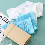 3 Pack Men's Skin-Friendly Solid Color Supportive Pouch Stretch Fit Cooling Briefs