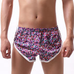 2 Pack Men's Trendy Printed Loose-Fit Moisture-Wicking Boxer Briefs