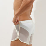 Men’s Sexy See Through Mesh Boxer Shorts