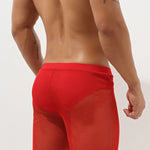 Men’s Sexy See Through Mesh Boxer Shorts