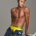2 Pack Men's Supportive Pouch Low-Rise Trunks
