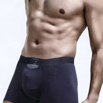 2 Pack Men's Large Pouch Trunks with Separate Pouch