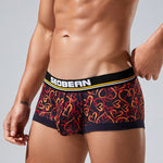 2 Pack Men's Odor-Control Breathable Printed Trunks