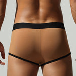 2 Pack Men’s Soft & Breathable Trunks with Supportive Pouch
