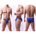 2 Pack Men's Solid Sexy Low-Rise Briefs
