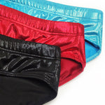 Men's Solid Color Sponge Pad Swim Briefs