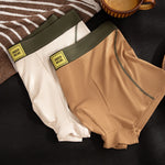 4 Pack Men's Soft Ribbed Textured Antibacterial & Breathable Trunks