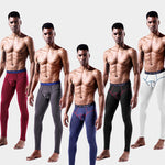 Men's Autumn Johns Underwear 2 in 1 Design Warm Polyester Tights