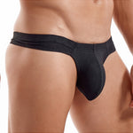 Men's Simple Breathable Mesh Pouch Thong & Strings