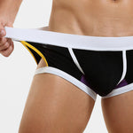 2 Pack Men's Soft Cotton Three-Hole Trunks