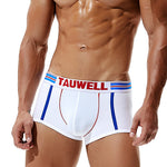 2 Pack Men's Low-Rise Cotton Breathable Trunks Suitable for Sports