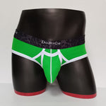 2 Pack Men's Detachable Front Pouch Durable Stretch Skin-Friendly Briefs
