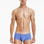 2 Pack Men's Stretch Fit Lightweight & Airy Solid Color Premium Comfy Trunks