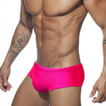 Men's Anti-Odor Sporty Cut Solid Color Swim Briefs