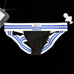 2 Pack Men's Sexy Low-Rise Breathable Trendy Design Lightweight Jockstrap