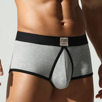 2 Pack Men’s Soft & Breathable Trunks with Supportive Pouch