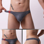4 Pack Men's Low-Rise Moisture-Wicking Odor-Control Comfort Thongs