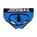 2 Pack Men's Workout Ready Color-Block Sporty Cut Odor-Control Jockstraps