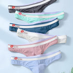 3 Pack Men's U-Pouch Ice Silk Sexy Thong