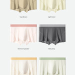 3 Pack Men's Seamless & Comfortable Mid-Rise Icy Silk Trunks