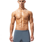 Men's Casual Athletic Shorts with Zipper Pockets and Lining
