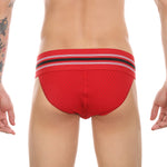 2 Pack Men's High-Stretch Rainbow Sports Comfort Bikini
