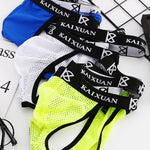 2 Pack Men's Ice Silk Mesh Capsule Pouch Sexy Jockstrap