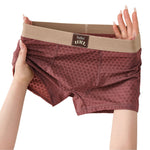 4 Pack Men's Cooling Mid-Rise Stretchy & No-Roll Hem Trunks