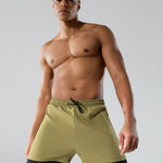 Men's Minimalist Design Sporty Cut Odor-Control Board Shorts