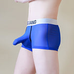 3 Pack Men's Supportive Large Pouch Ultra-Flexible Firm Support Soft-Bound Edges Trunks