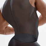 Men's High Stretch Solid-colored Ice Silk Vest & Briefs