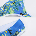 3 Pack Men's Trendy Prints Comfort U-Pouch Design Mesh Breathable Thongs
