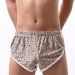 2 Pack Men's Trendy Printed Loose-Fit Moisture-Wicking Boxer Briefs