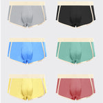 4 Pack Men's Premium Cotton Antibacterial Mid-Rise Ultra-Soft Trunks