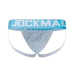 2 Pack Men's Premium Soft Cotton Sporty Cut Daily Stretch Firm Support Briefs & Jockstrap