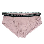 2 Pack Men's U-Pouch Double-Layer Modal Sports Low-Rise Briefs