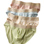 3 Pack Men's Breathable Antibacterial Separate-Pouch Briefs