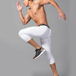 3 Pack Men's Multi-Sport Workout Ready Close-Fitting Comfort Activewear Tights