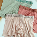 3 Pack Men's Antibacterial Seamless Boxer Briefs