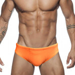 Men's Seamless Comfort Sexy Solid Color Full Coverage Swim Briefs
