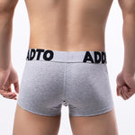 2 Pack Men's Gun and Bullet Separation Large Pouch U-Convex 3D Cut Loose Trunks