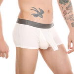 Men’s Dual Ball Pouch Trunks With Fly Front