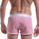 2 Pack Men's Silky Touch Skin-Friendly Chafe-Free Design Boxers Shorts