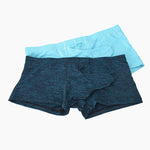 7 Pack Men's Solid Color Supportive Separated Pouch Seamless Comfort Trunks