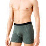 3 Pack Men's Ice Silk Antibacterial Odor-Control Day-Long Comfort Boxer Briefs
