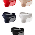3 Pack Men's Comfortable Sport Fit High-Stretch Mesh Briefs