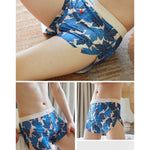3 Pack Men's Trendy Print Ice Silk & Breathable Casual Style Boxers Shorts