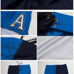 Men's Anti-Odor Bold Prints Stretch Fit Color-Blocked Swim Trunks