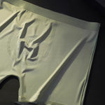 3 Pack Men's Ice Silk Full-Coverage Antibacterial Mid-Rise Boxer Briefs